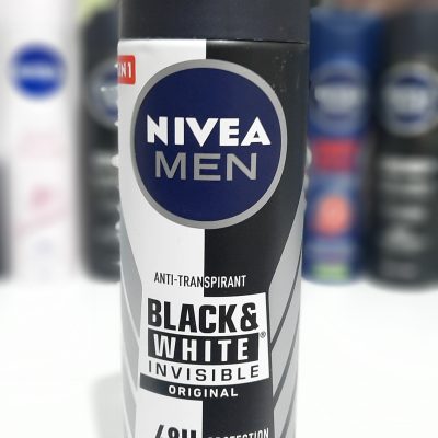 اسپري مردانه اينويزيبل بلک اند وايت نیوا ا NIVEA DEO SPRAY INVISIBLE FOR BLACK WHITE FOR MEN