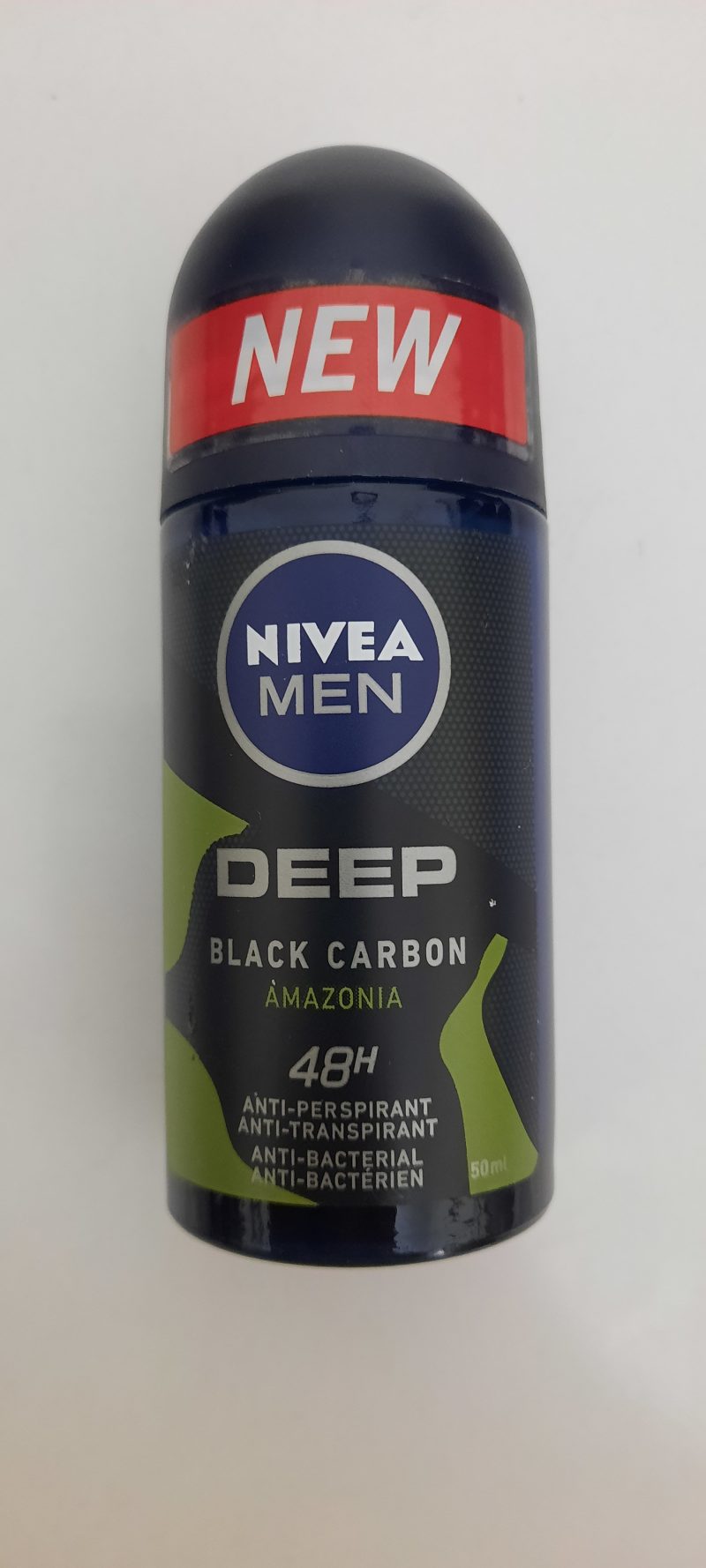 مام رول مردانه نيوآ Nivea مدل ديپ بلک کربن آمازونيا Deep Black Carbon Amazoniaحجم 50 ميل