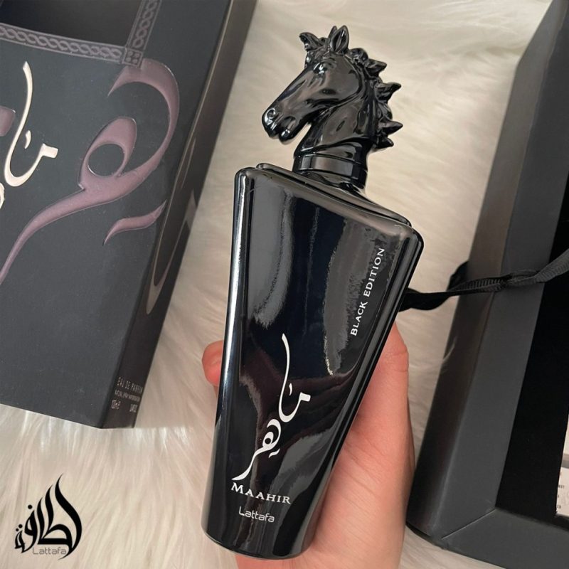 عطر ادکلن ماهر مشکی Maahir Black از برند لطافه،1