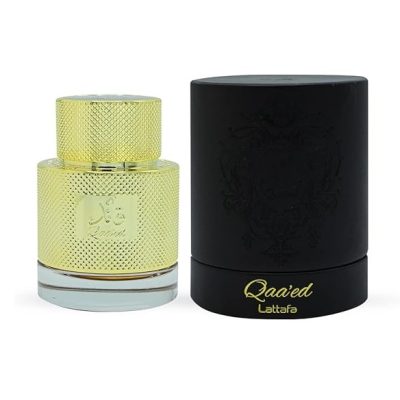 عطر ادکلن قائد طلایی برند لطافه Qaaed Lattafa حجم 100 میل