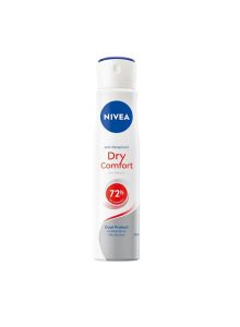 اسپری ضد تعرق نیوآ nivea زنانه مدل درای کامفورت dry comfort ماندگاری 72 ساعت