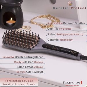 برس حرارتی رمینگتون Remington Keratin مدل CB7480 1