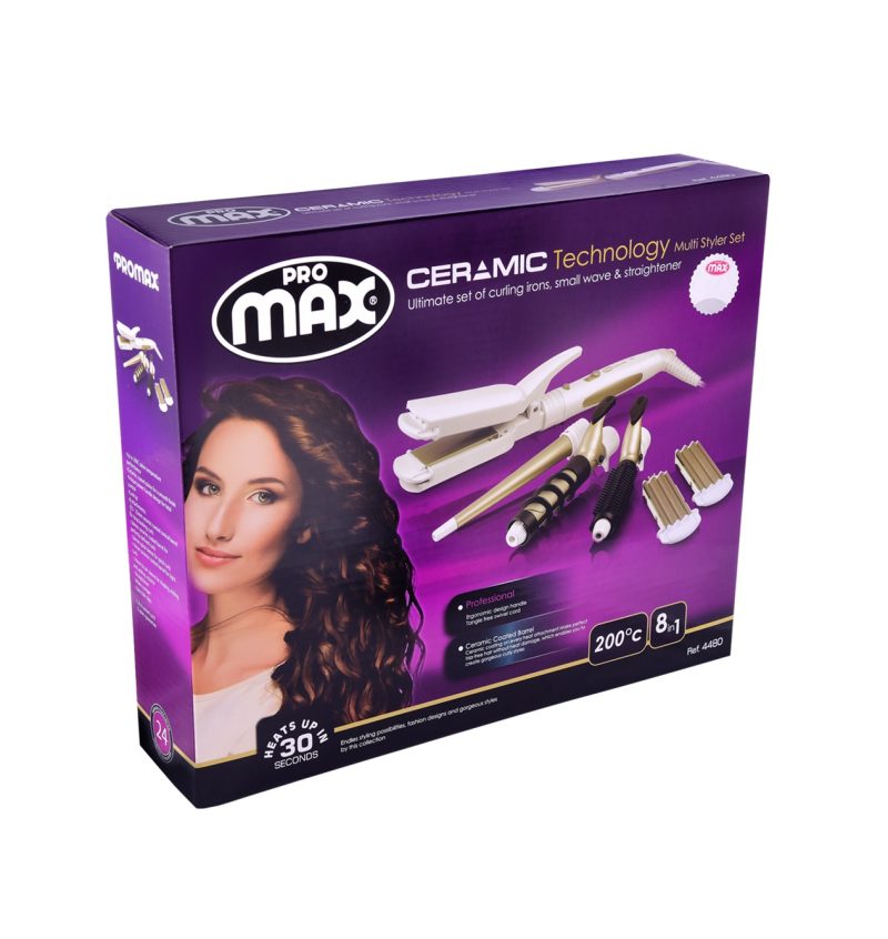 حالت دهنده مو 8 کاره مدل 4480 پرومکس Promax Multi Hair Styler Set 4480