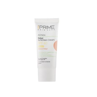 ضد آفتاب رنگی Prime پرایم مدل Oil Free با SPF60 مناسب پوست چرب حجم 40 میلی لیتر