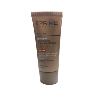 ضدآفتاب جوان کننده پرایم (PRIME) مدل SPF50 مدل INVISIBLE ANTI-AGING