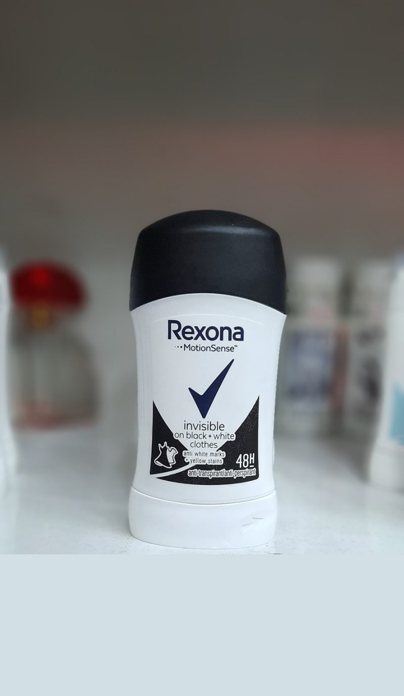 مام صابونی زنانه رکسونا Rexona مدل اینویزیبل بلک اند وایت Invisible On Black + White Clothes