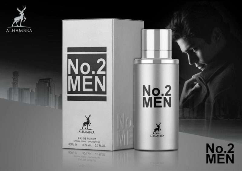 ادو پرفیوم مردانه الحمبرا مدل No. 2 Men حجم 80 میلی لیتر