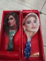 شانه طرح دار پلاستیک دانه چوبی - تصویر 3