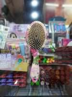 شانه طرح دار پلاستیک دانه چوبی