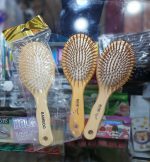 برس چوبی بامبو کرم رنگ