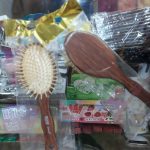 برس چوبی بیضی رنگ قهوه ای سوخته
