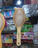 برس چوبی بامبو کرم رنگ - تصویر 3