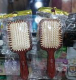 برس چوبی چهار گوش رنگ قهوه ای
