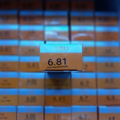 رنگ مو تلما مدل Low Ammonia شماره 6.81 حجم 100 میلی لیتر رنگ بلوند نسکافه تیره