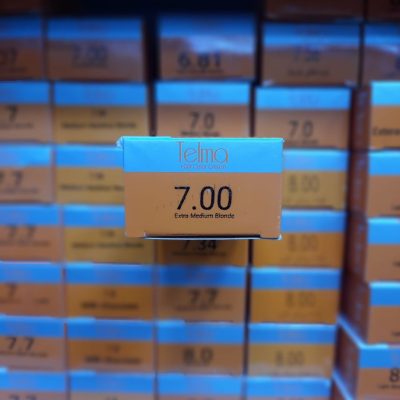 رنگ مو تلما مدل Low Ammonia شماره 7.00 حجم 100 میلی لیتر رنگ بلوند متوسط قوی