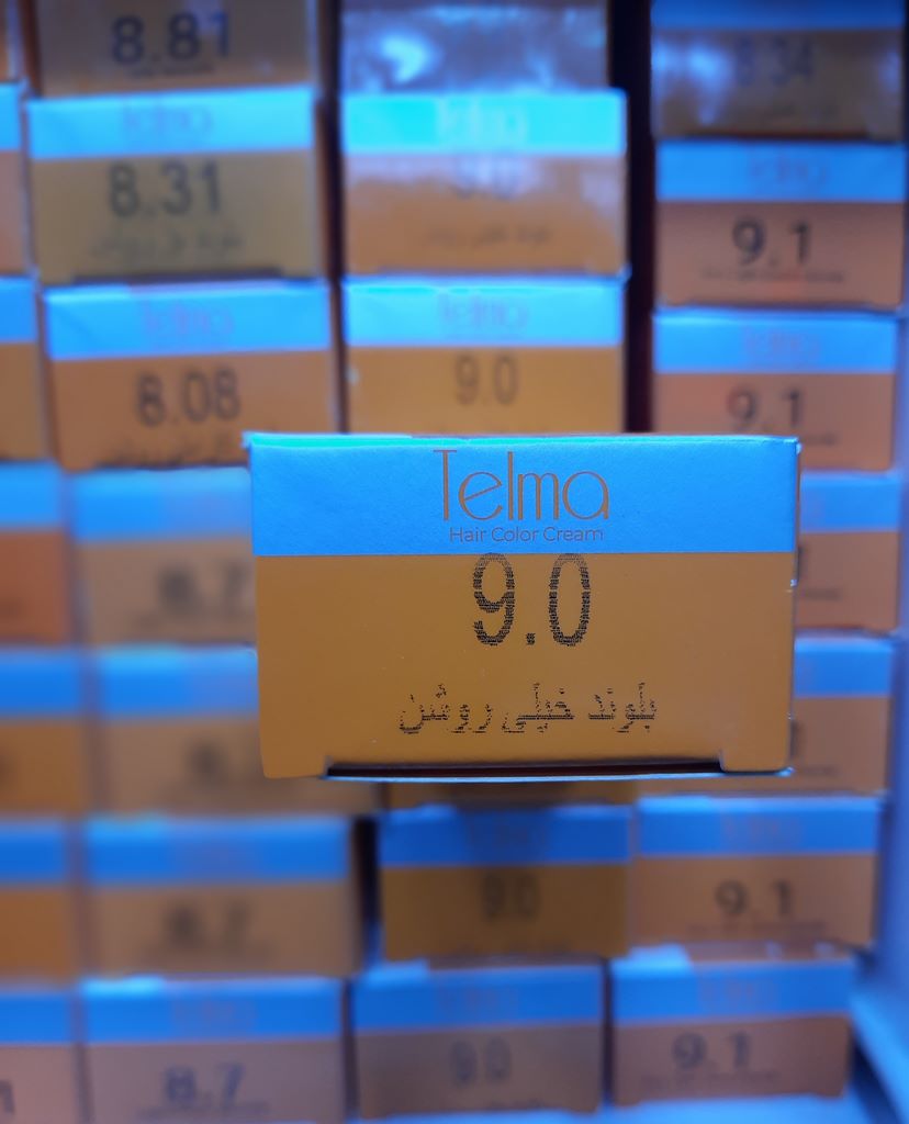 رنگ مو تلما مدل Low Ammonia شماره 9.0 حجم 100 میلی لیتر رنگ بلوند خیلی روشن رنگ مو تلما مدل Low Ammonia شماره 9.0 حجم 100 میلی لیتر رنگ بلوند خیلی روشن