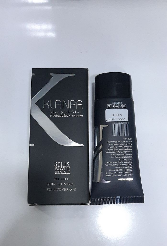 کرم پودر کلانپا KLANPA شماره 101 SPF 15 MATT FINISH کرم پودر کلانپا KLANPA شماره 101 SPF 15 MATT FINISH