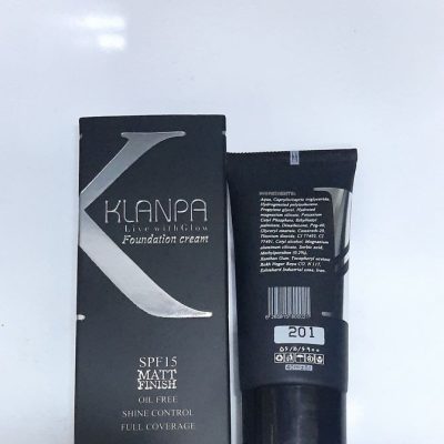 کرم پودر کلانپا KLANPA شماره 201 SPF 15 MATT FINISH