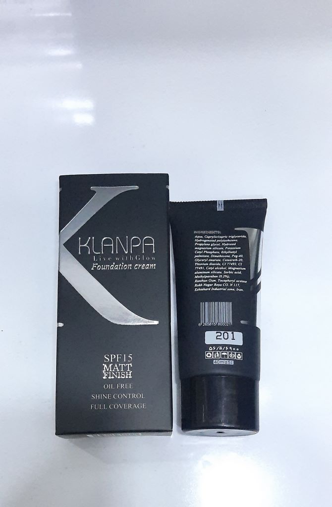 کرم پودر کلانپا KLANPA شماره 201 SPF 15 MATT FINISH کرم پودر کلانپا KLANPA شماره 201 SPF 15 MATT FINISH