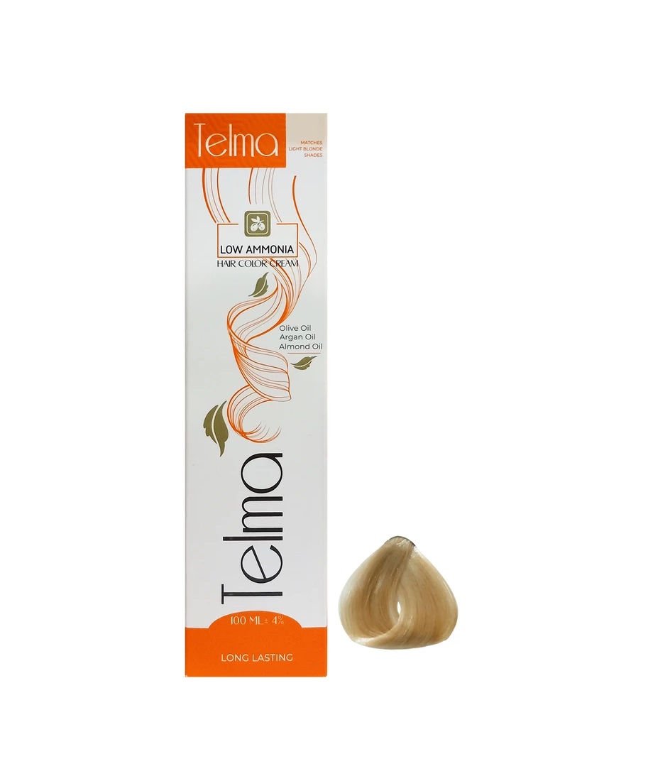 رنگ مو تلما مدل Low Ammonia شماره 10.02 حجم 100 میلی لیتر رنگ کنجدی رنگ مو تلما مدل Low Ammonia شماره 10.02 حجم 100 میلی لیتر رنگ کنجدی - تصویر 1