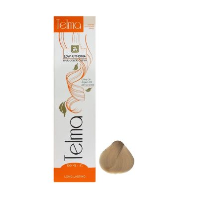 رنگ مو تلما مدل Low Ammonia شماره 10.31 حجم 100 میلی لیتر رنگ بلوند بژ پلاتینه