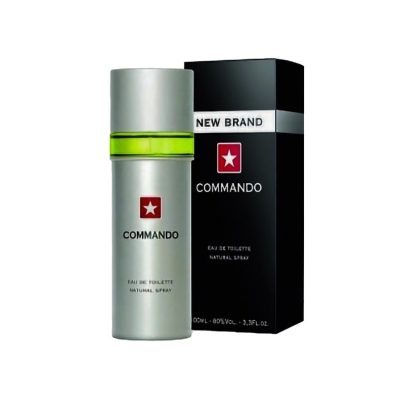 ادکلن نیو برند کماندو New Brand Commando حجم 100 میل رایحه سوئیس آرمی
