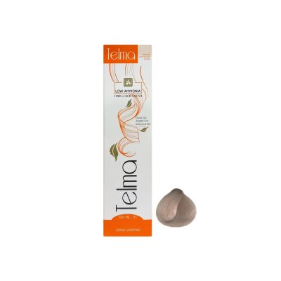 رنگ مو تلما مدل Low Ammonia شماره 8.9 حجم 100 میلی لیتر رنگ بلوند مرواریدی روشن