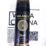 اسپری بدن Valancy والانسی رایحه اسد لطافه حجم 200 میل