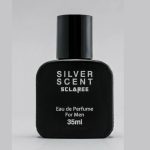 عطر جیبی مردانه اسکلاره مدل Silver Scent با رایحه گرم و تند حجم 35 میلی لیتر