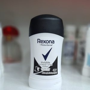 مام صابونی زنانه رکسونا Rexona مدل اینویزیبل بلک اند وایت Invisible On Black + White Clothes